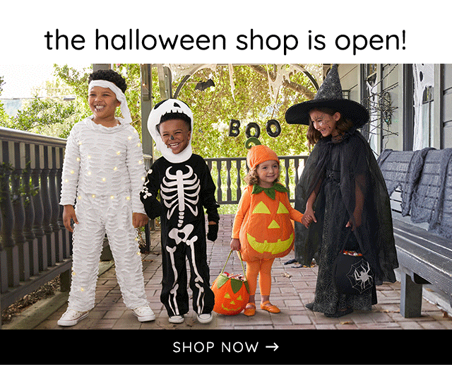 THE HALLOWEEN SHOP IS OPEN