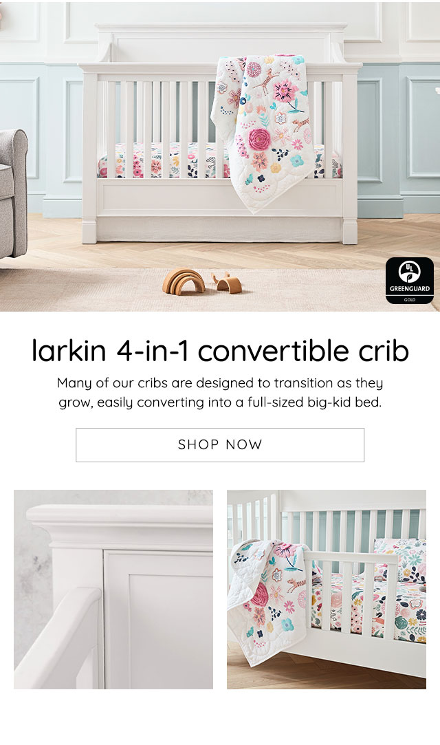 LARKIN 4-IN-1 CONVERTIBLE CRIB