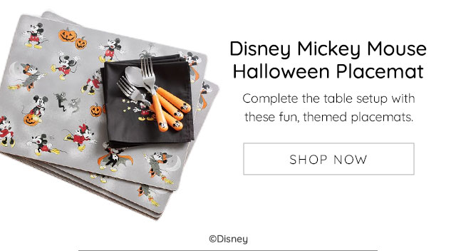 DISNEY MICKEEY MOUS HALLOWEN PLACEMAT