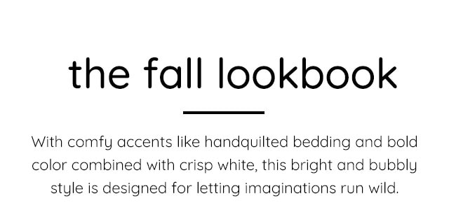 THE FALL LOOKBOOK