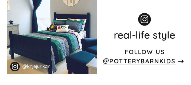 FOLLOW US @POTTERYBARNKIDDS