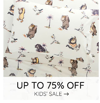 UP TO 75% OFF KIDS' SALE