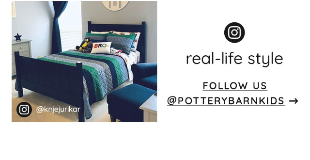 FOLLOW US @POTTERYBARNKIDS