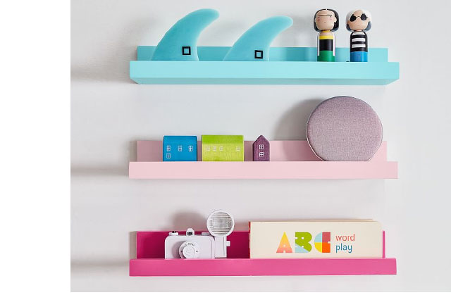 POP COLOR LEDGE SHELF