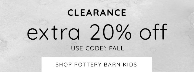 CLEARANCE - EXTRA 20% OFF