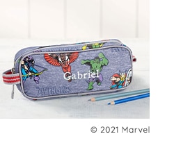 MARVEL GLOW IN THE DARK PENCIL CASE