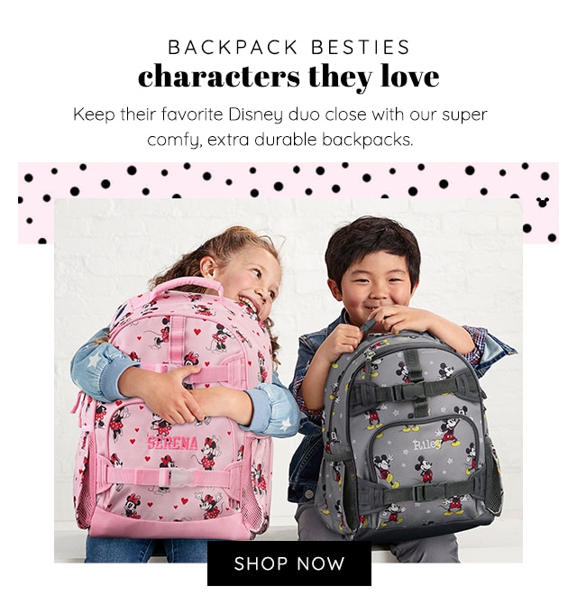 CHARACTERS THEY LOVE - SHOP BACKPACKS