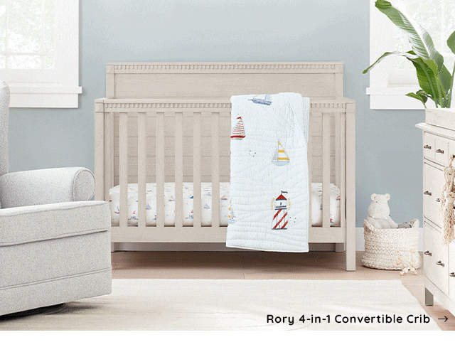 RORY 4-IN-1 CONVERTIBLE CRIB