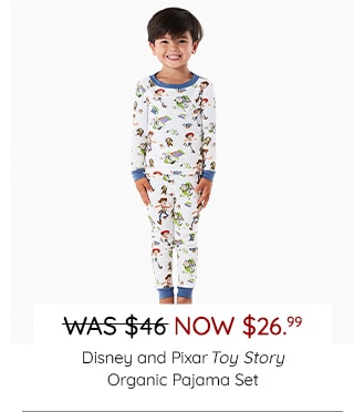 DISNEY AND PIXAR TOY STORY ORGANIC PAJAMA SET