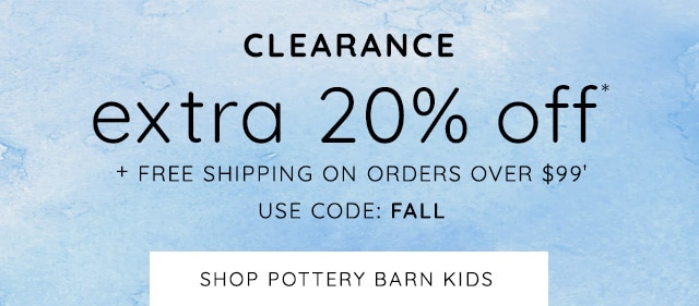 CLEARANCE – EXTRA 20% OFF*