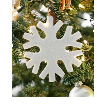 SNOW FLAKE ORNAMENT