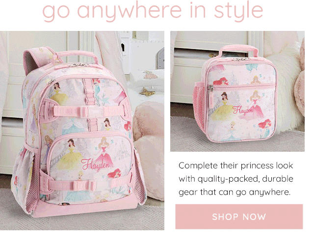 SHOP DISNEY PRINCESS BACKPACKS