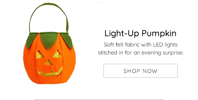 LIGHT-UP PUMPKIN