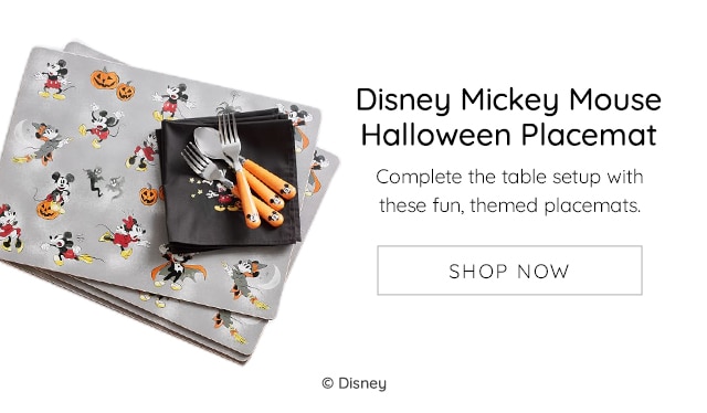 DISNEY MICKEY MOUSE HALLOWEN PLACEMAT