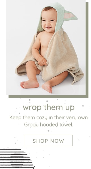 GROGU HOODED TOWEL - SHOP NOW