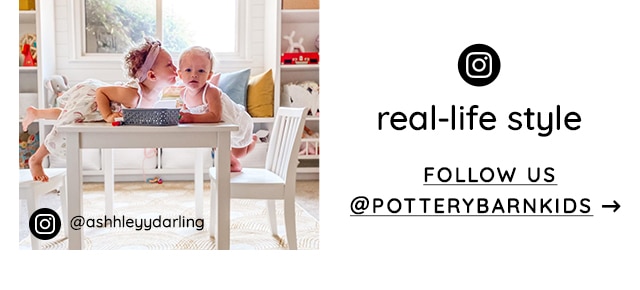 FOLLOW US @POTTERYBARNKIDS