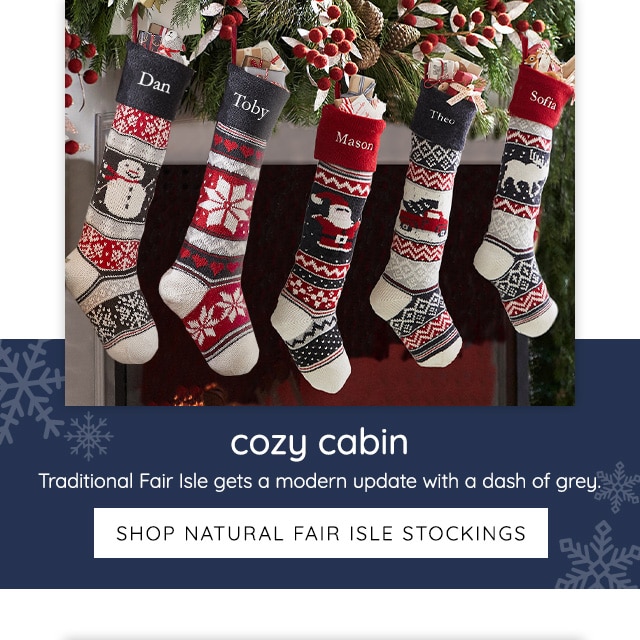 SHOP NATURAL FAIR ISLE STOCKINGS