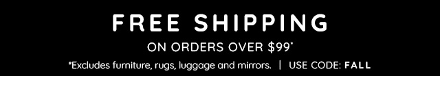 FREE SHIPPING ON ORDERS OVER 99*