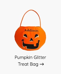 PUMPKIN GLITTER TREAT BAG