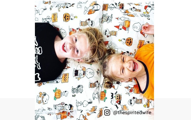 SNOOPY HALLOWEEN SHEET SET