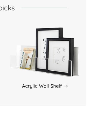 ACRYLIC WALL SHELF