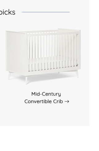 MID-CENTURY CONVERTIBLE CRIB