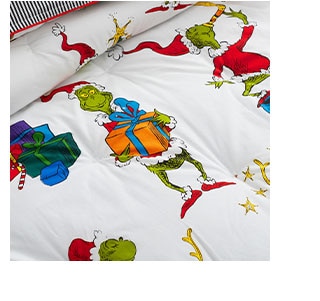 SHOP GRINCH KIDS' BEDDING