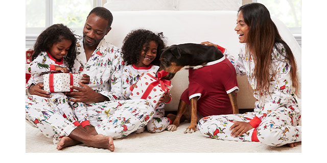 SHOP GRINCH FAMILY PAJAMAS