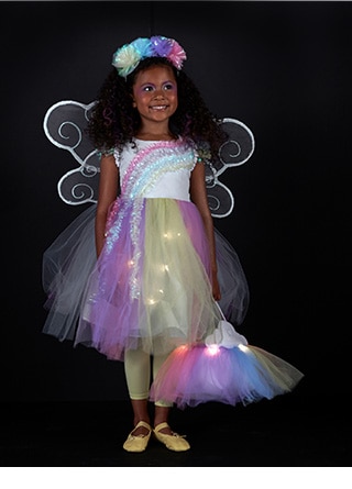 SHOP LIGHT-UP RAINBOW FAIRY COSTUME