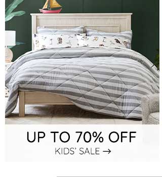 UP TO 70% OFF KIDS' SALE