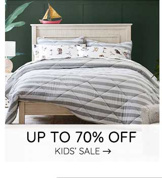 UP TO 70% OFF KIDS' SALE