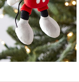 MICKEY MOUSE PLUSH ORNAMENT