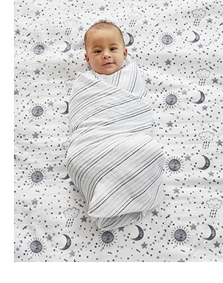 SHOP ORGANIC SKYE SWADDLE SET