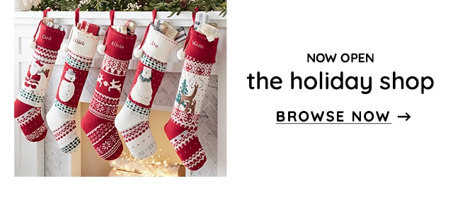 NOW OPEN - THE HOLIDAY SHOP