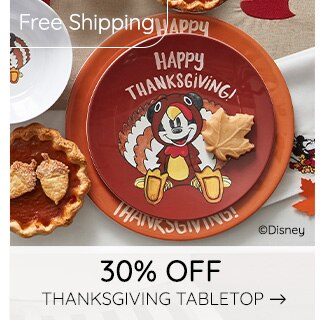 30% OFF THANKSGIVING TABLETOP