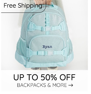 UP TO 50% OFF BACKPACKS & MORE