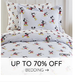 UP TO 70% OFF BEDDING