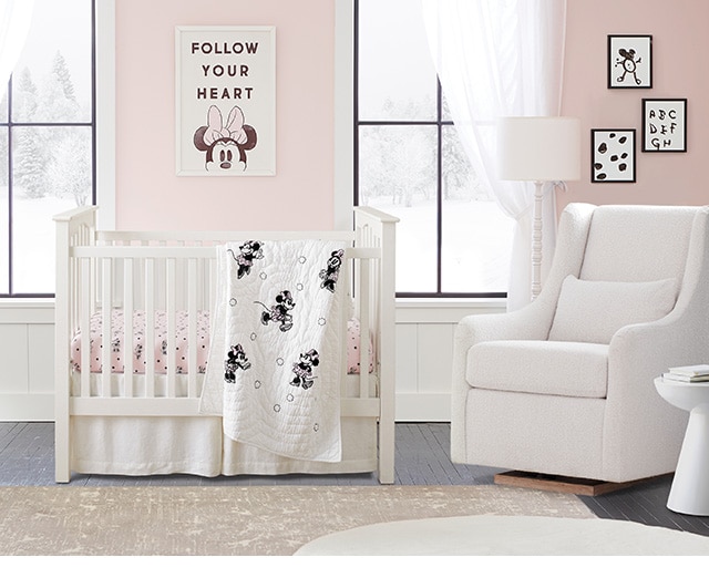 MINNIE MOUSE BABY BEDDING