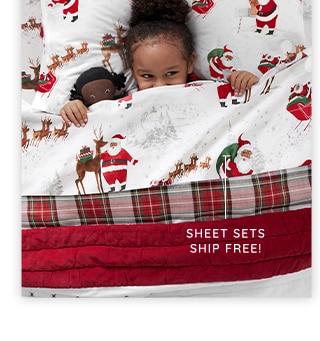 HERITAGE SANTA SHEET SET