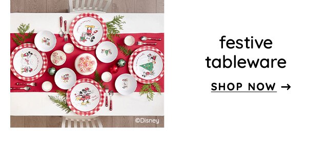 FESTIVE TABLEWARE