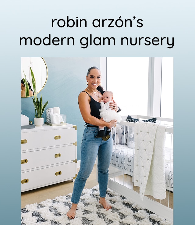 ROBIN ARZON'S MODERN GLAM NURSERY