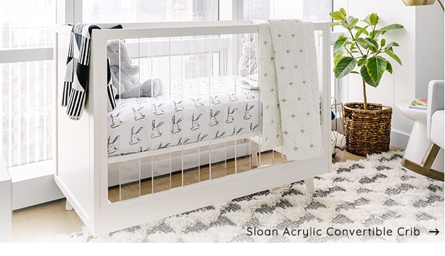 SLOAN ACRYLIC CONVERTIBLE CRIB