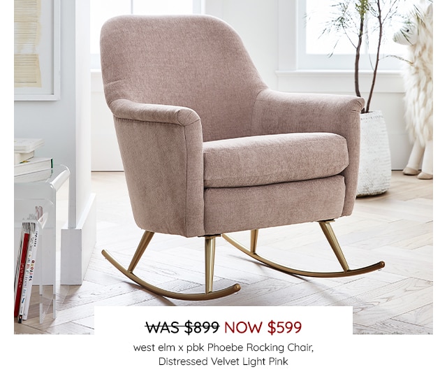 WEST ELM X PBK PHOEBE ROCKING CHAIR
