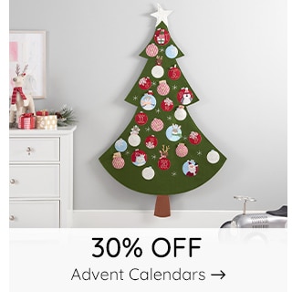 30% OFF ADVENT CALENDARS