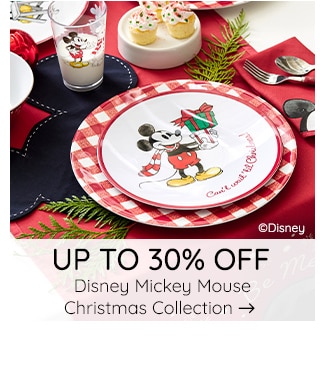 UP TO 30% OFF DISNEY MICKEY MOUSE CHRISTMAS COLLECTION