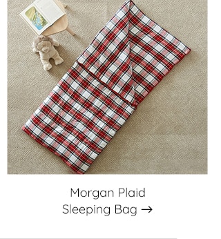 MORGAN PLAID SLEEPING BAG