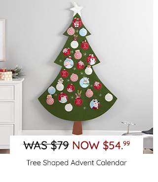 TREE SHAPED ADVENT CALENDAR