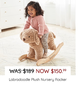 LABRADOODLE PLUSH NURSERY ROCKER