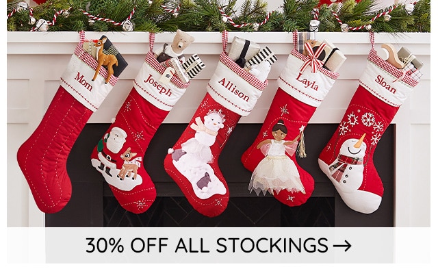 30% OFF ALL STOCKINGS