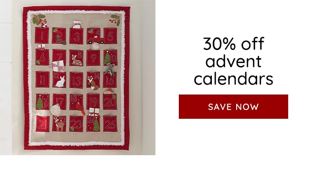 30% OFF ADVENT CALENDARS